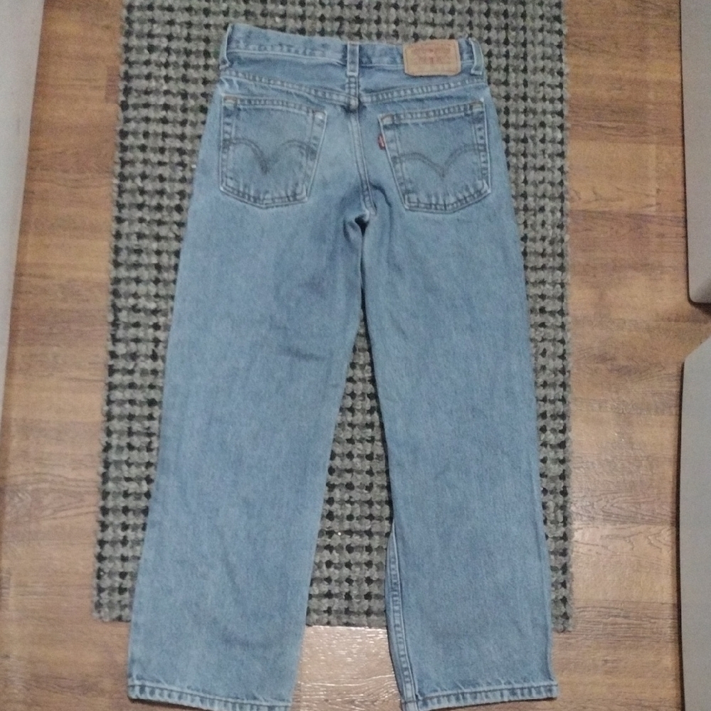 Boys Light Blue 550 Relaxed Fit Jeans - Picture 8 of 11
